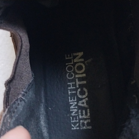 Kenneth Cole Reaction Brown Leather Boots Size 9.5-10 - Picture 4 of 9